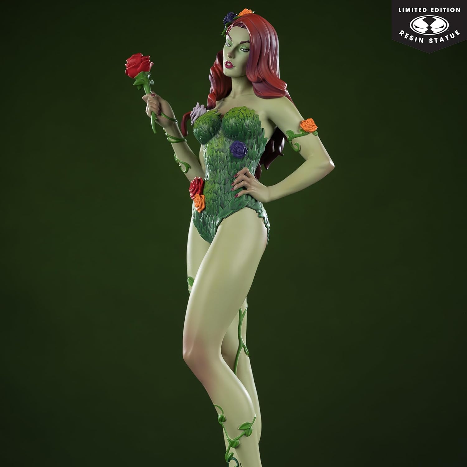 McFarlane DC Direct Poison Ivy di J. Scott Campbell (DC Cover Girls) Statua giocattolo in resina scala 1:8