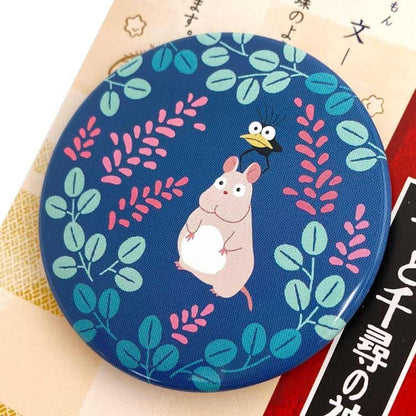 Movie Co., Ltd 901012 Studio Ghibli Spirited Away Good Luck Can Badge Hagimon