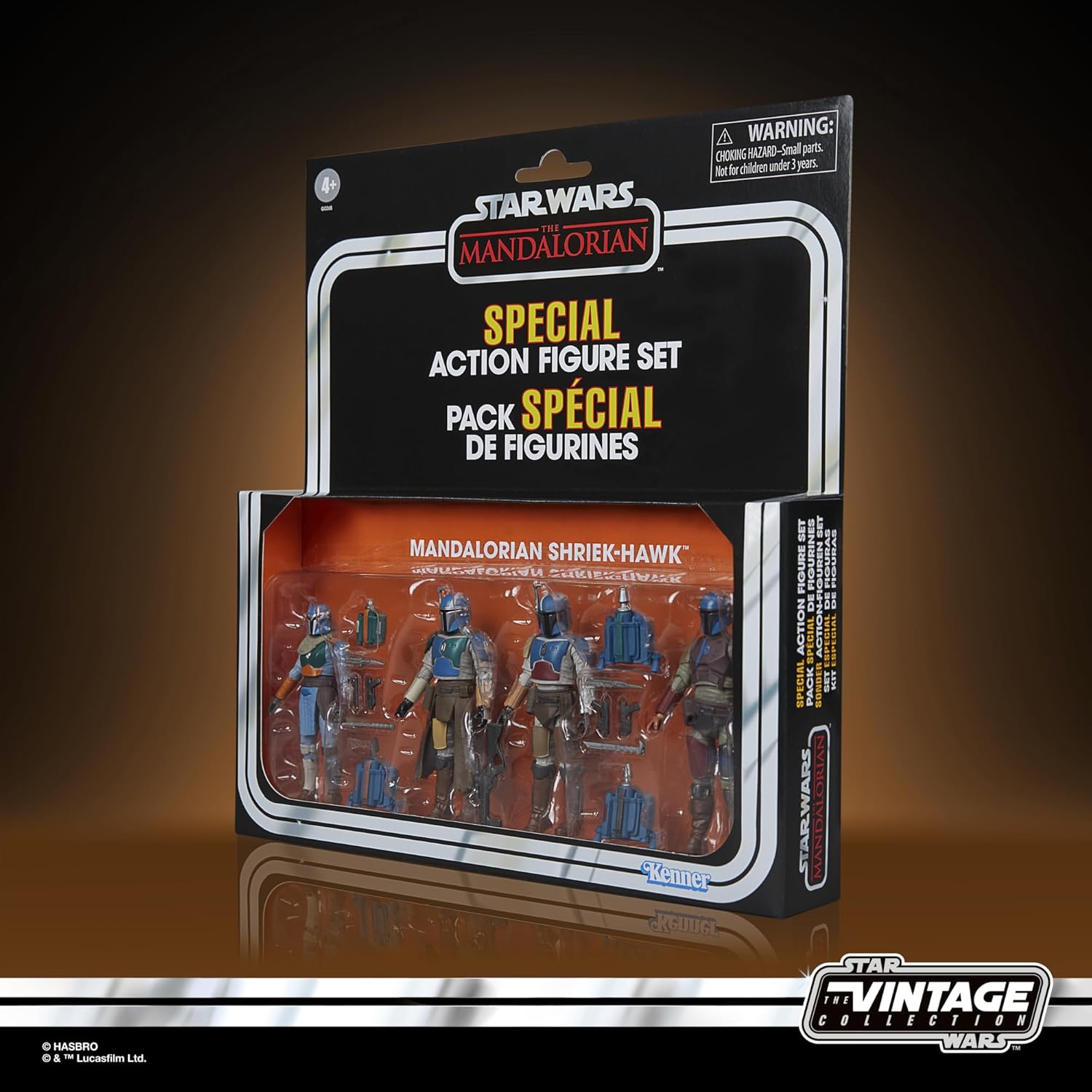 STAR WARS The Vintage Collection Mandalorian Shriek-Hawk, The Mandalorian 3.75 inch Collectible 4-Pack (Amazon Exclusive