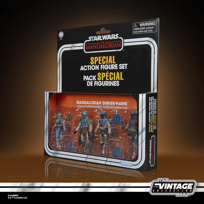 STAR WARS The Vintage Collection Mandalorian Shriek-Hawk, The Mandalorian 3.75 inch Collectible 4-Pack (Amazon Exclusive