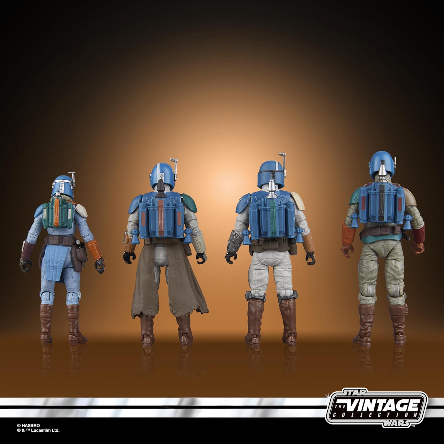 STAR WARS The Vintage Collection Mandalorian Shriek-Hawk, The Mandalorian 3.75 inch Collectible 4-Pack (Amazon Exclusive