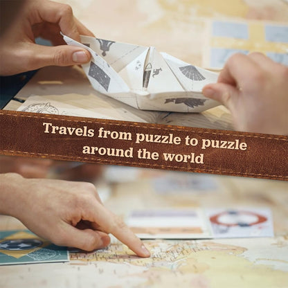 Hidden Games - Professor Charlie's world tour - puzzle advent calendar for 1-6 people aged 14 and over - 24 individual puzzles (english edition)