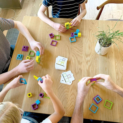 Roo Games Frame Game - Beautiful All Wooden Design, Montessori Inspired, Safe & Durable, Water-based Paints - Perfect Board Games for Adults, Family Games, Family Card Games - Ages 8+