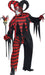 amscan International Adults Krazed Jester clown costume – Dimensioni standard