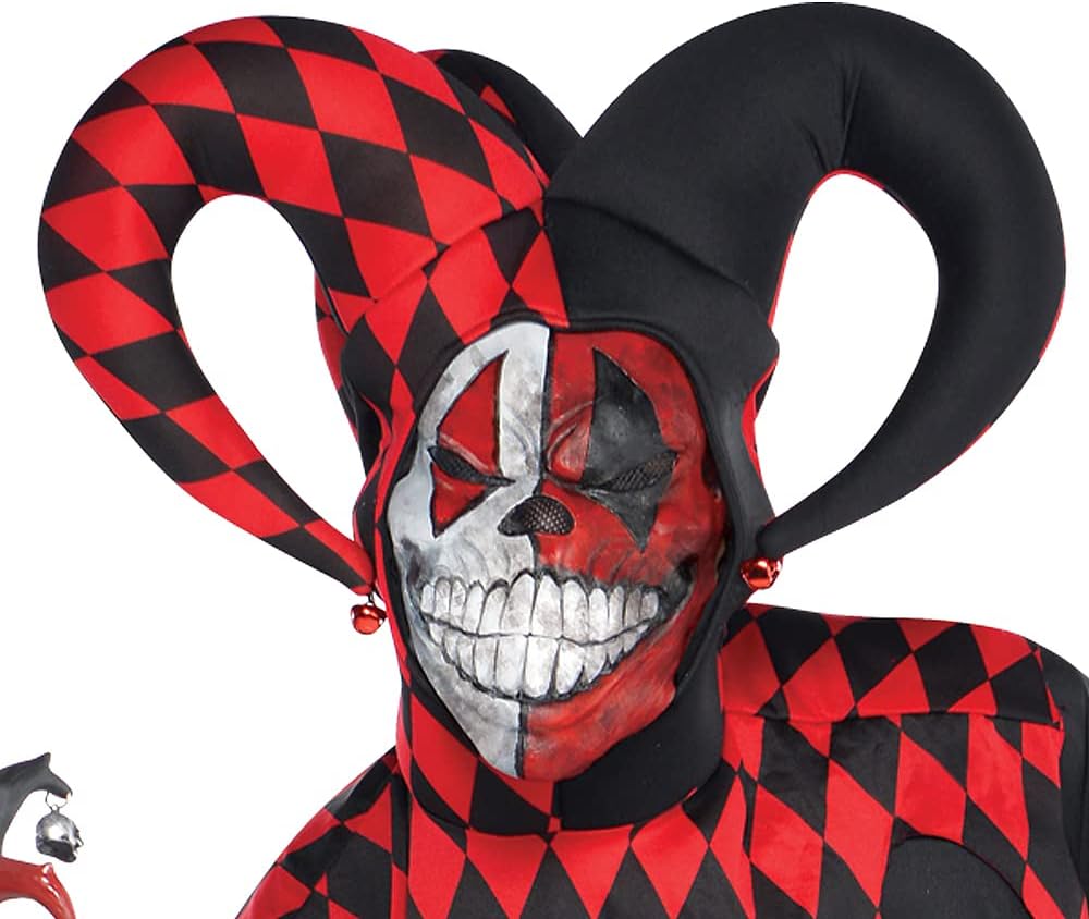 amscan International Adults Krazed Jester clown costume – Dimensioni standard
