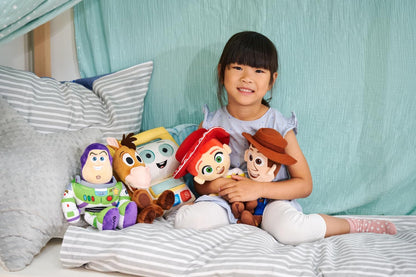 Simba official Disney Toy Story 5 Woody 25cm plush cuddly soft toy for kids gift birthday, Christmas