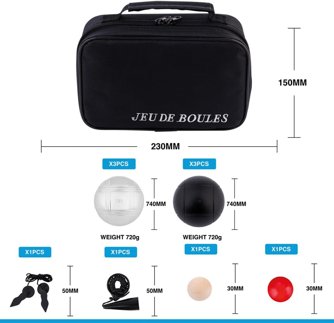 Jeu de Boules Set in Tas