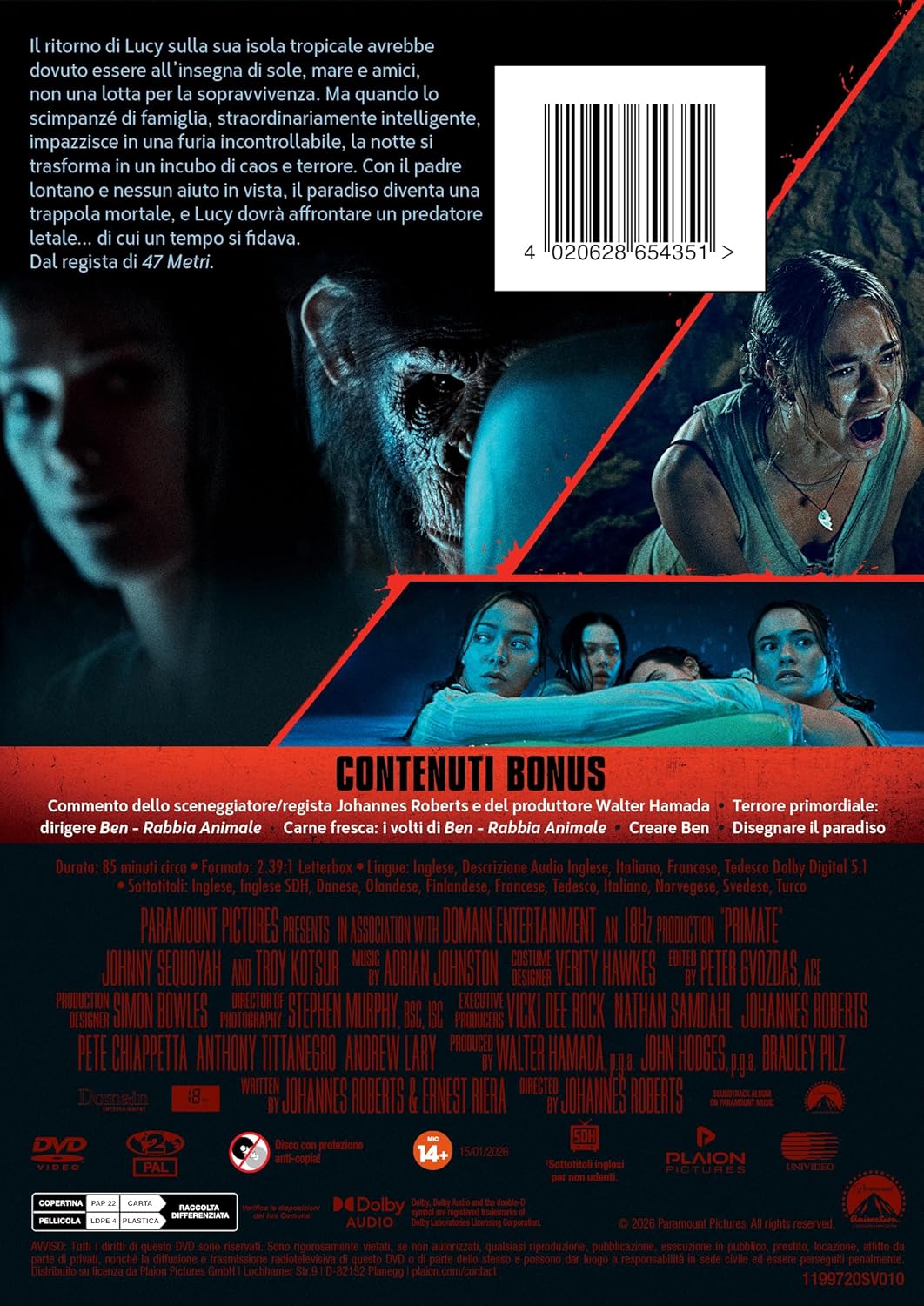 Dvd Ben - Rabbia Animale