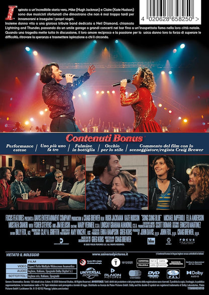 Dvd Song Sung Blue - Una Melodia D'Amore