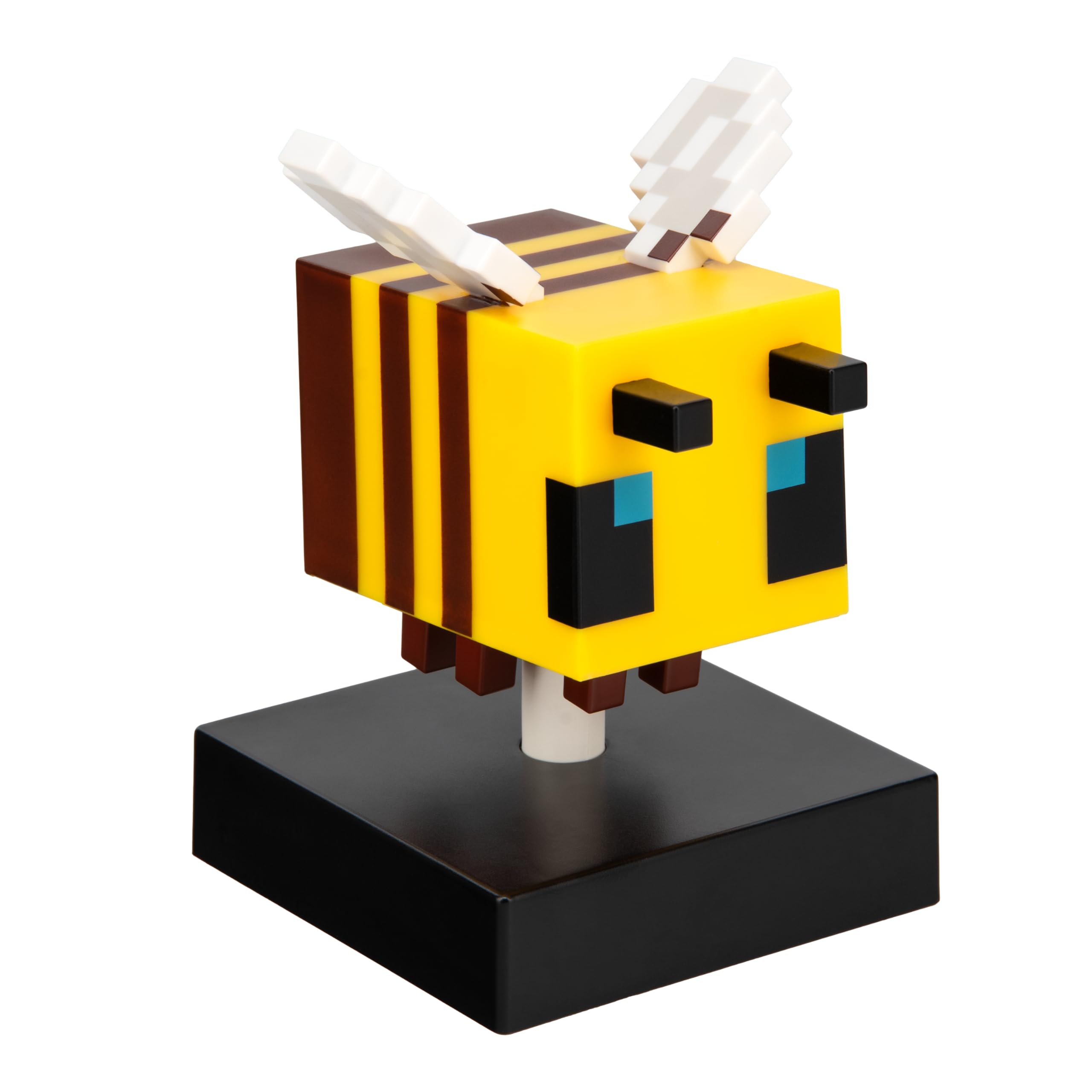 Paladone Minecraft Bee Icon Light – 11cm Light‑Up Figure for Bedroom or Gaming Space – Soft Glow Battery Lamp
