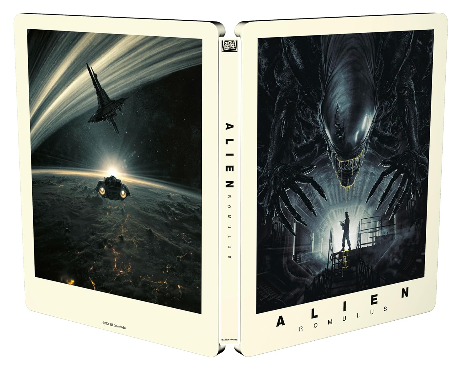 Blu-Ray 4K Uhd Alien: Romulus (Steelbook Variant Artwork) (4K Ultra Hd + Blu-Ray