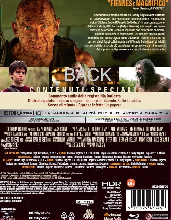 28 Anni Dopo: Il Tempio Delle Ossa (Steelbook) (4K Ultra Hd+Blu-Ray Hd)
