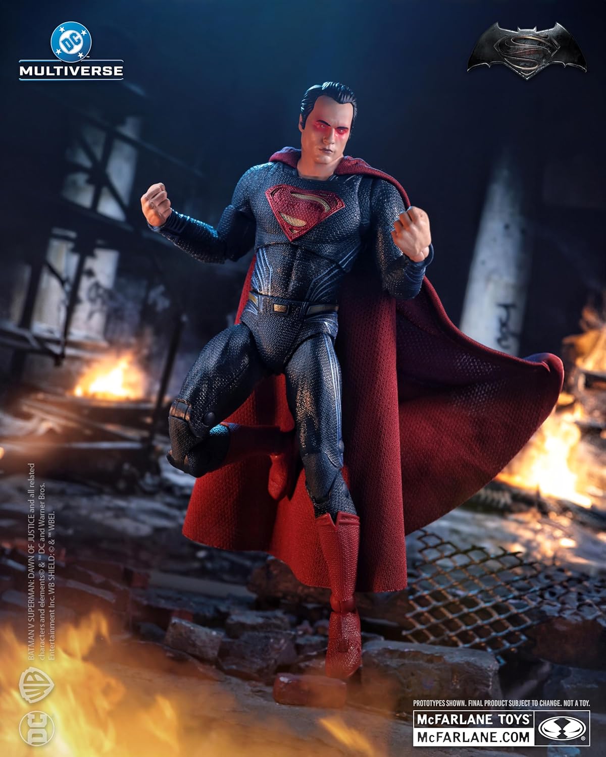 McFarlane -DC Multiverse Superman (Heat Vision) (Batman V Superman: Dawn of Justice) 7in Action Figure