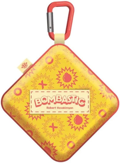 Bitewing Games | Bombastic | Board Game, Strategic Tile Flipping Deduction Game With Action Cards, Portable Travel Friendly Design And Hidden Bomb Gameplay | 2 Players | 5 Minutes