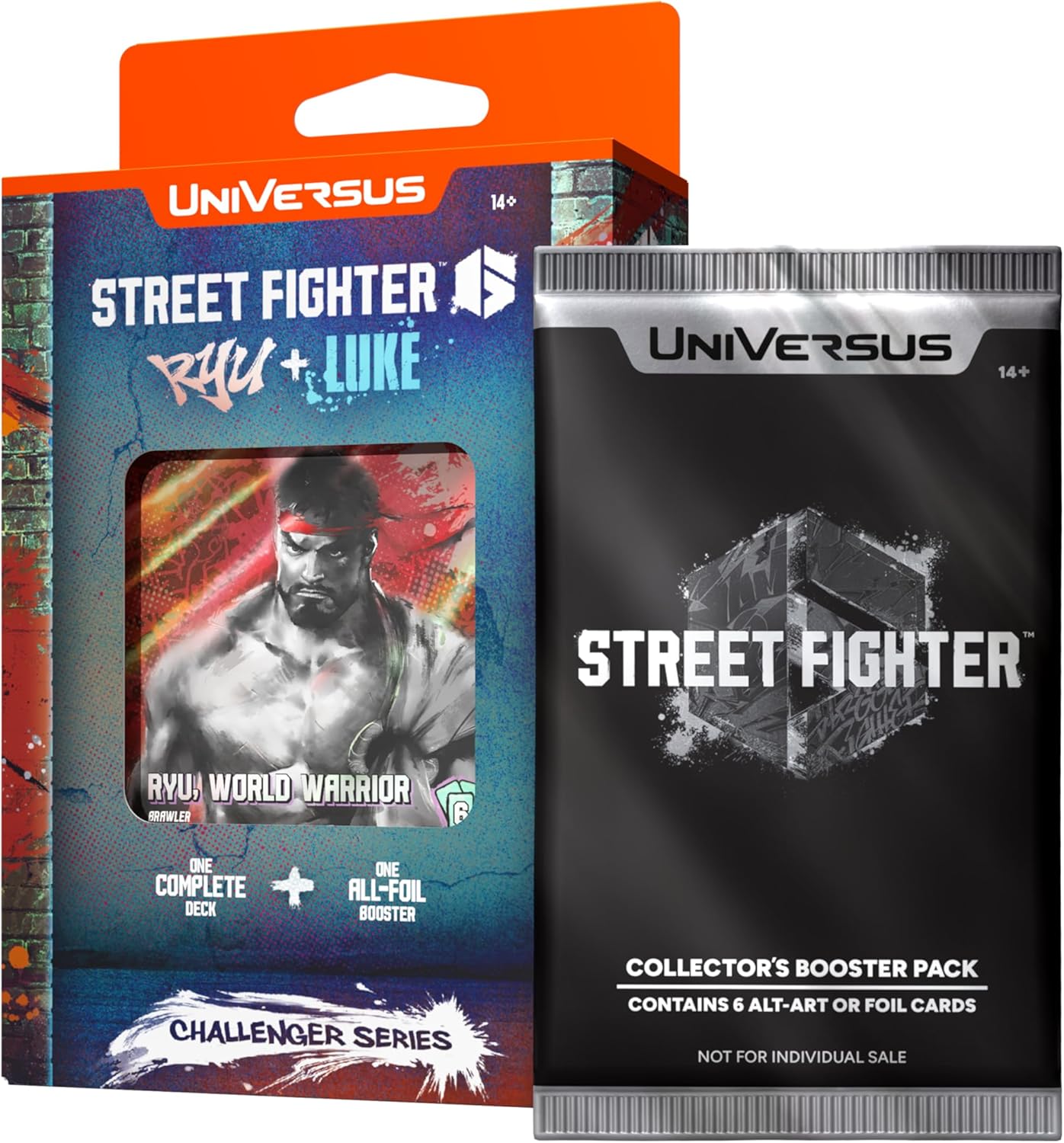 UniVersus: Street Fighter 6 Challenger Series Display- Ryu & Luke