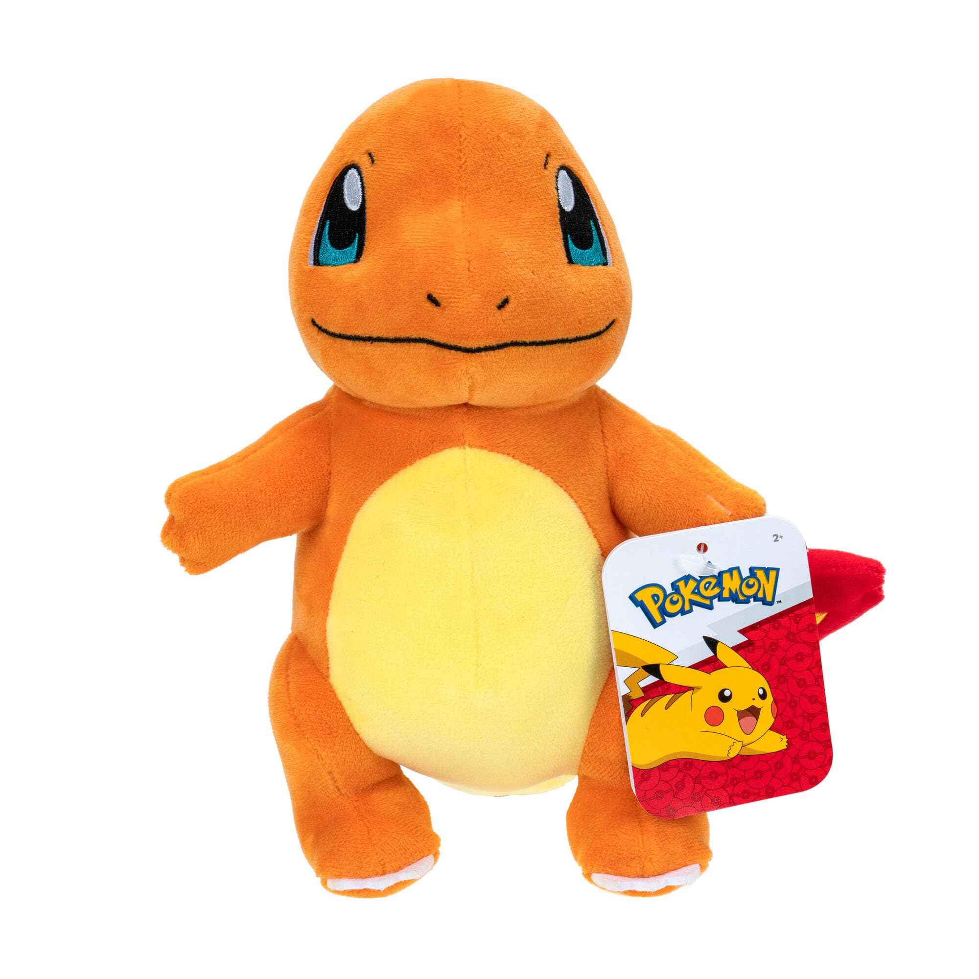 Pokémon Charmander Plush - 8-Inch Soft Plush with Authentic Details