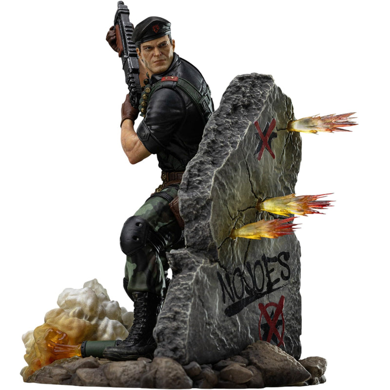 Iron Studios Collectible Statue Art Scale 1/10 Flint G.I Joe Polystone Resin Multicolor 7.6 inches