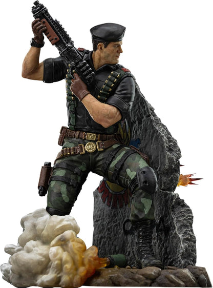 Iron Studios Collectible Statue Art Scale 1/10 Flint G.I Joe Polystone Resin Multicolor 7.6 inches
