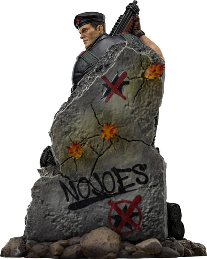 Iron Studios Collectible Statue Art Scale 1/10 Flint G.I Joe Polystone Resin Multicolor 7.6 inches