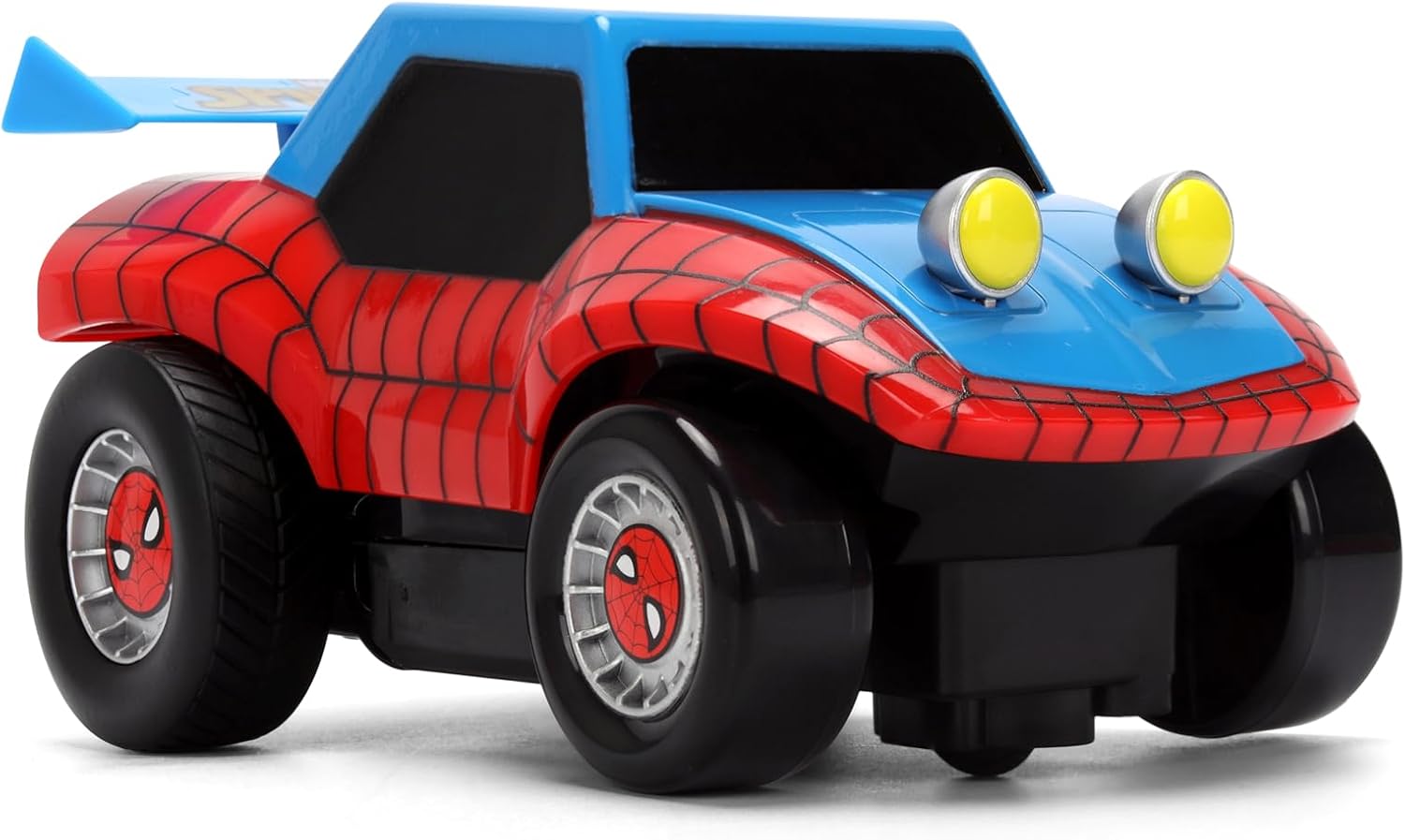 Jada Marvel Spider-Man Buggy, op afstand bestuurd, 14 cm, kinderauto, eenvoudig te bedienen, 2,4 GHz, 1 kanaal, speelgoed voor kinderen vanaf 2 jaar (9336980314R00