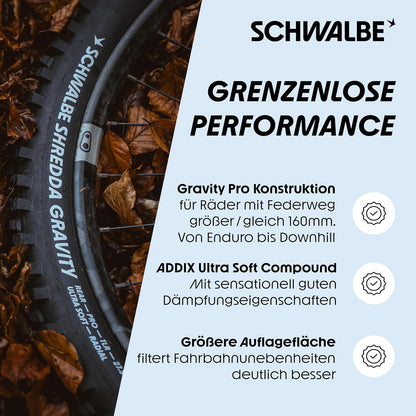 Schwalbe Shredda F Gravity Pro, TLR