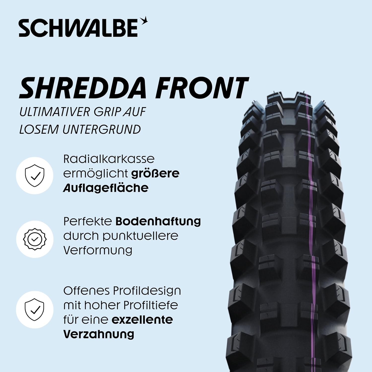 Schwalbe Shredda F Gravity Pro, TLR