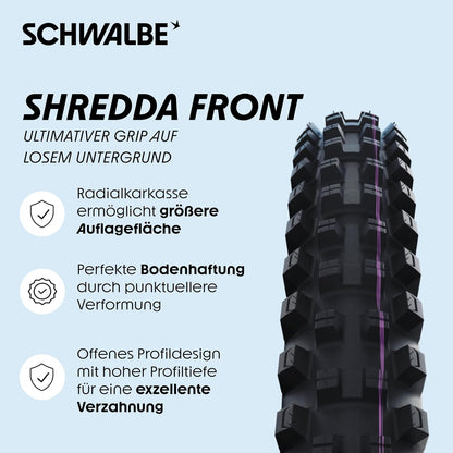 Schwalbe Shredda F Gravity Pro, TLR