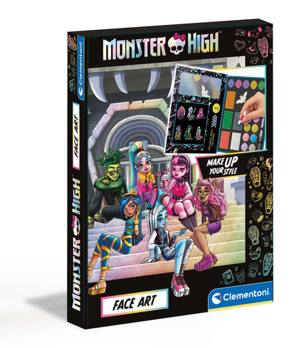 Clementoni - Monster High Face Art (I-18788)