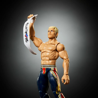 Mattel WWE Elite Action Figure & Accessories, Series #125 Set, 6-inch Collectible Cody Rhodes with 25 Articulation Points & Swappable Hands