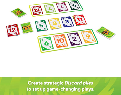 Mattel Games Skip-Bo Card Game – Easy Family Card Game for Kids & Adults, Colour Blind Accessible, UNO Alternative, Travel Game, 2–6 Players, Ages 7+, JMM20