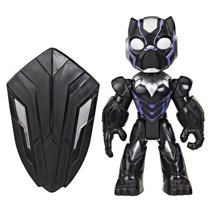 Iron Man and His Awesome Friends Marvel Black Panther Action Figure with Accessory – 7.6 cm (3 Inch) Toy, Ages 3+