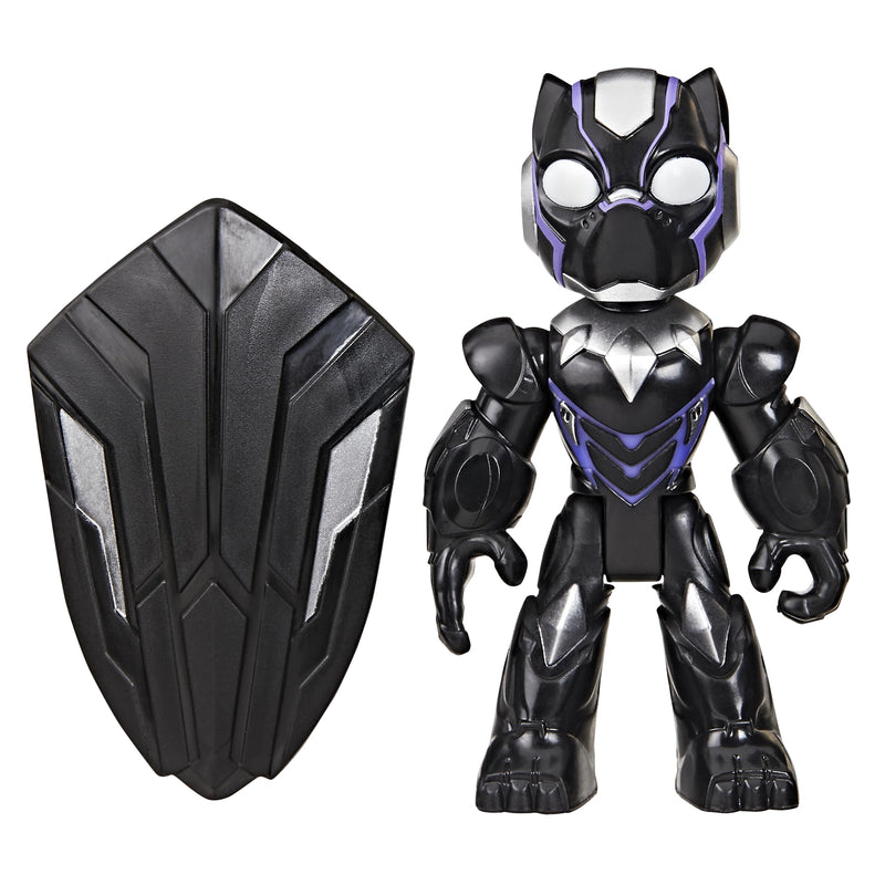 Iron Man and His Awesome Friends Marvel Black Panther Action Figure with Accessory – 7.6 cm (3 Inch) Toy, Ages 3+