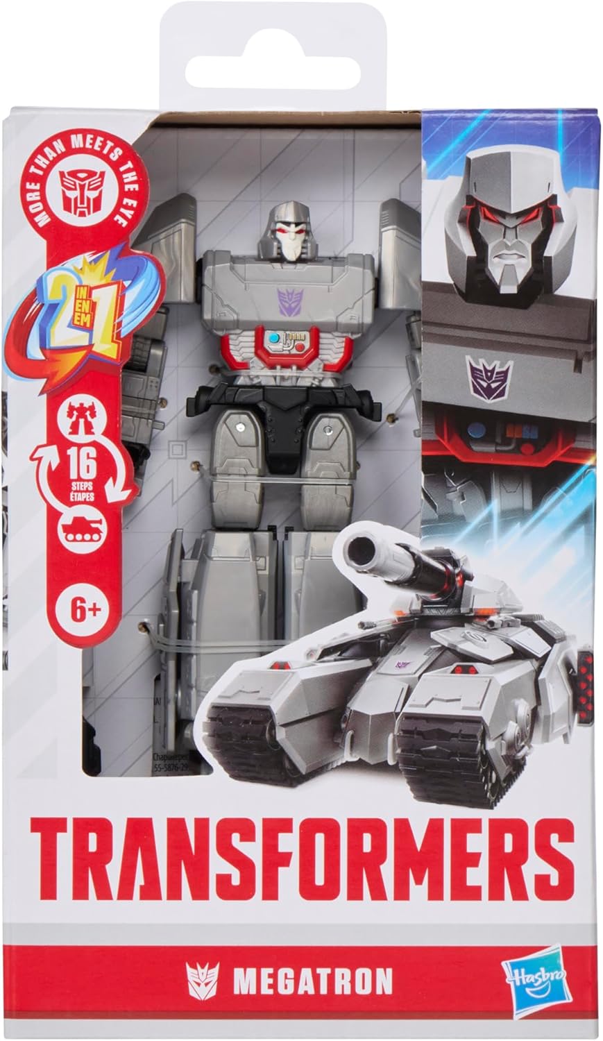 Transformers Prime Changers Megatron Action Figure, Changes from Robot Toy to Tank Toy, Ages 6+