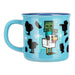 Paladone Minecraft Chicken Jockey Heat Change Mug, 350ml Ceramic, Heat‑Reactive Design Reveals Iconic Scene, Officially Licensed