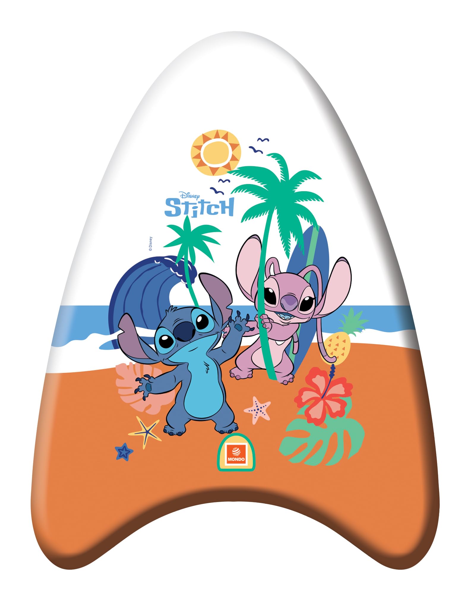 Mondo Toys Disney Stitch Kick Board – 41 cm Swimming Float for Kids – Lightweight Pool Training Aid – Model 11251
