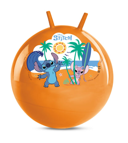 Mondo Toys Stitch Kangaroo Jumping Ball Orange – 50 cm Bouncing Hopper Ball for Kids – Durable Handle Hop Ball for Indoor & Outdoor Play, Age 3+