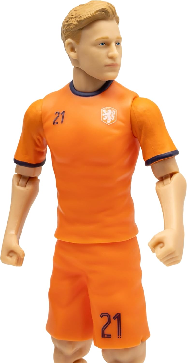 Sockers Banbo Toys Netherlands National Frenkie de Jong 8" Collectible Soccer Action Figure