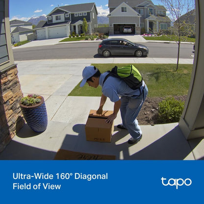 Tapo Td20 V1 - Smart Doorbell - With Camera - Wireless - 802.11A/B/G/N, 2.4 Ghz Rf Protocol