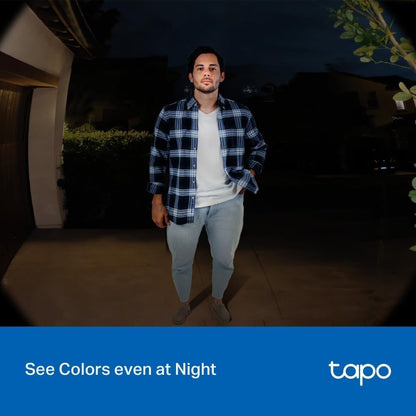 Tapo D130 V1 - Smart Doorbell - With Camera - Wired - Wireless - 802.11B, 802.11G, 802.11N - 2.4 Ghz