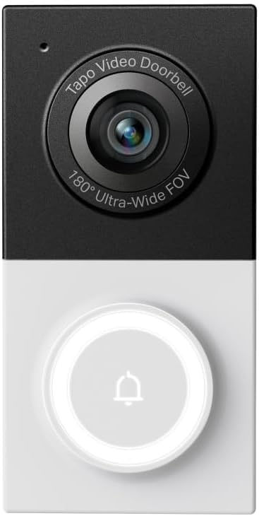 Tapo D130 V1 - Smart Doorbell - With Camera - Wired - Wireless - 802.11B, 802.11G, 802.11N - 2.4 Ghz