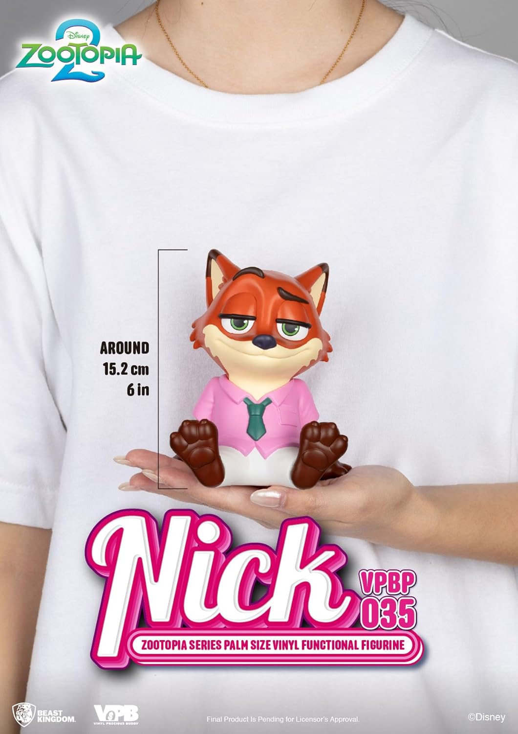 Zootopia Piggy Vinyl Bank Nick 15 Cm