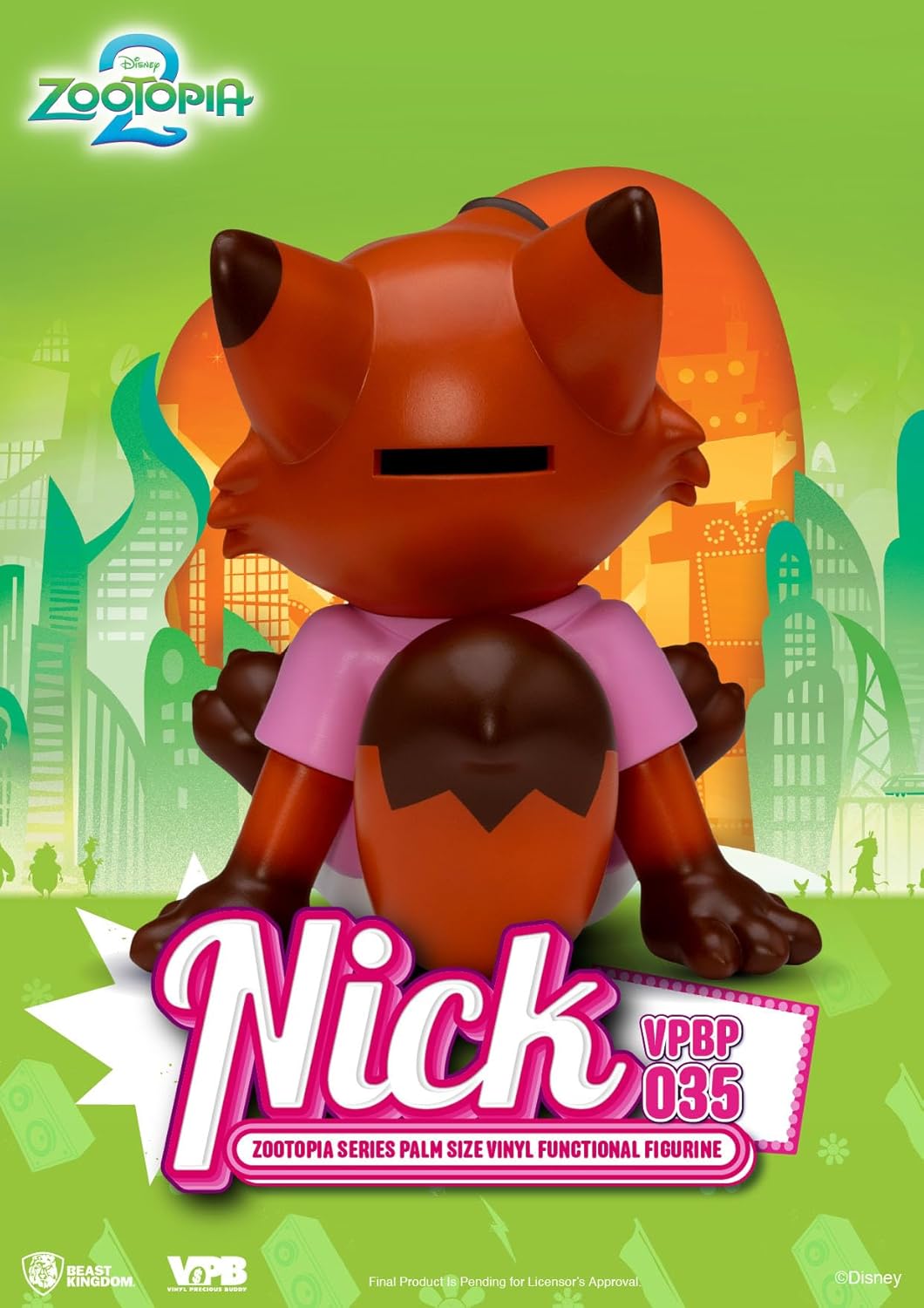 Zootopia Piggy Vinyl Bank Nick 15 Cm