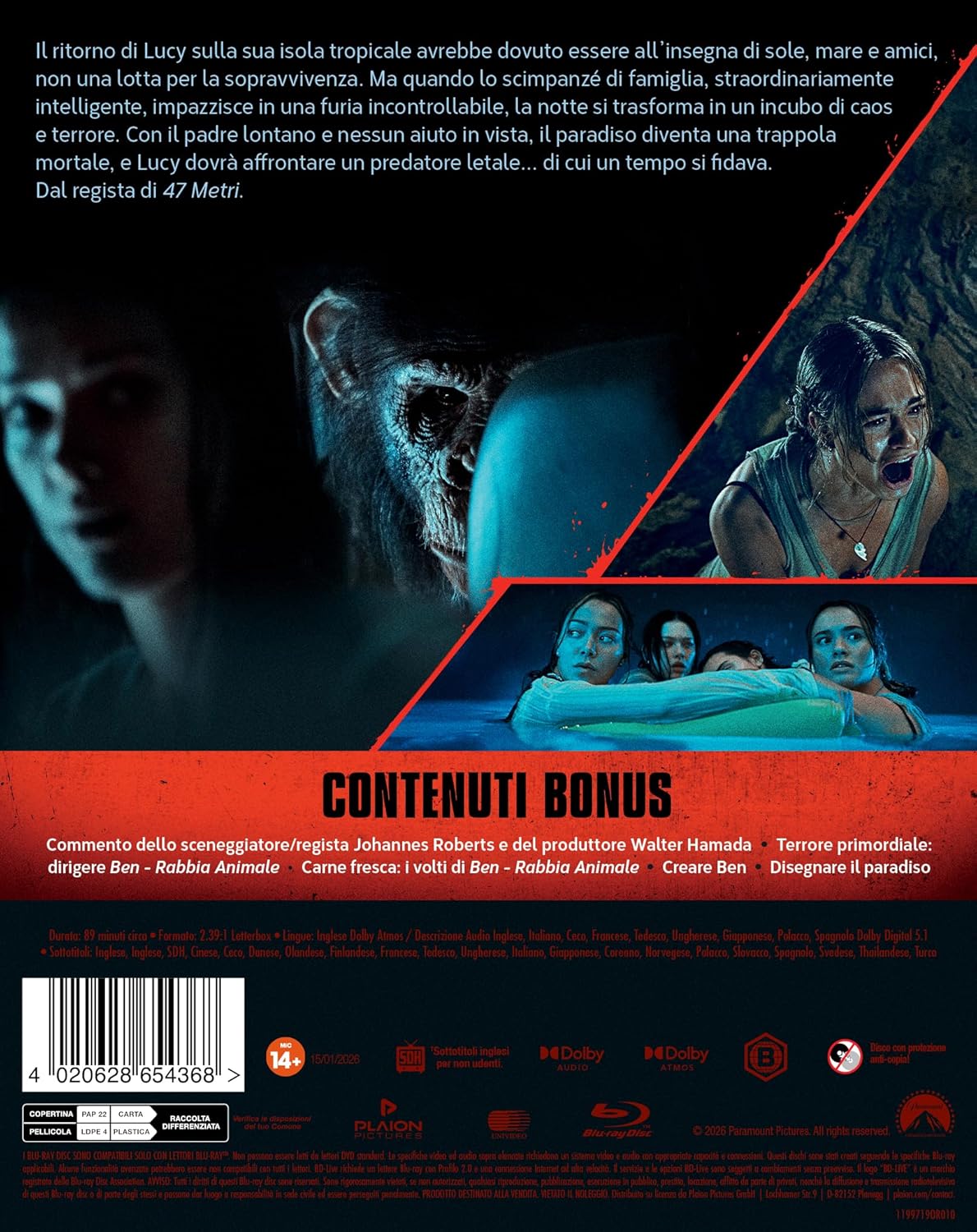 Blu-Ray Ben - Rabbia Animale