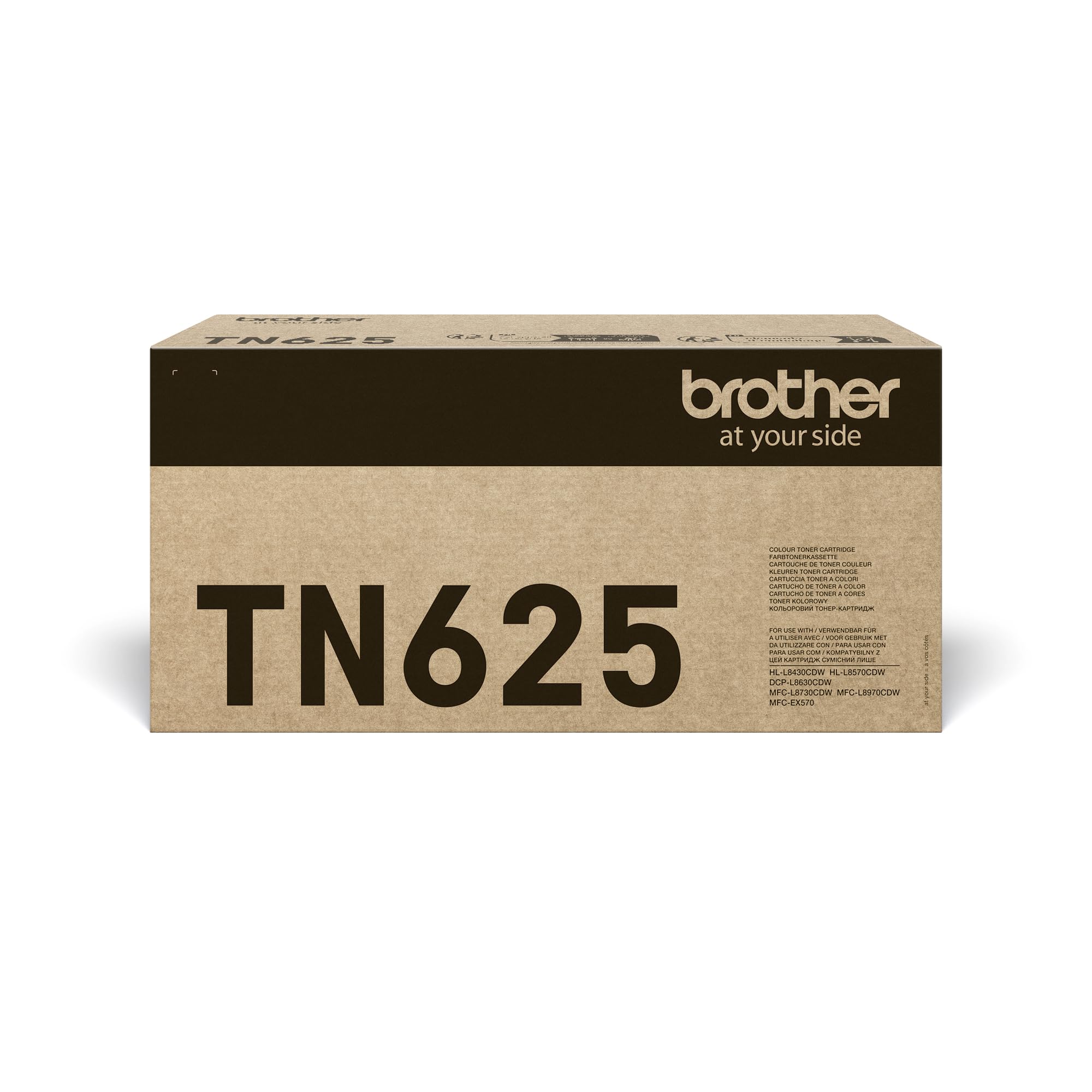Brother TN625BK Toner Cartridge, Black, Single Pack, up to 3,000 Pages, Includes 1 x Toner Cartridge, Genuine Supplies