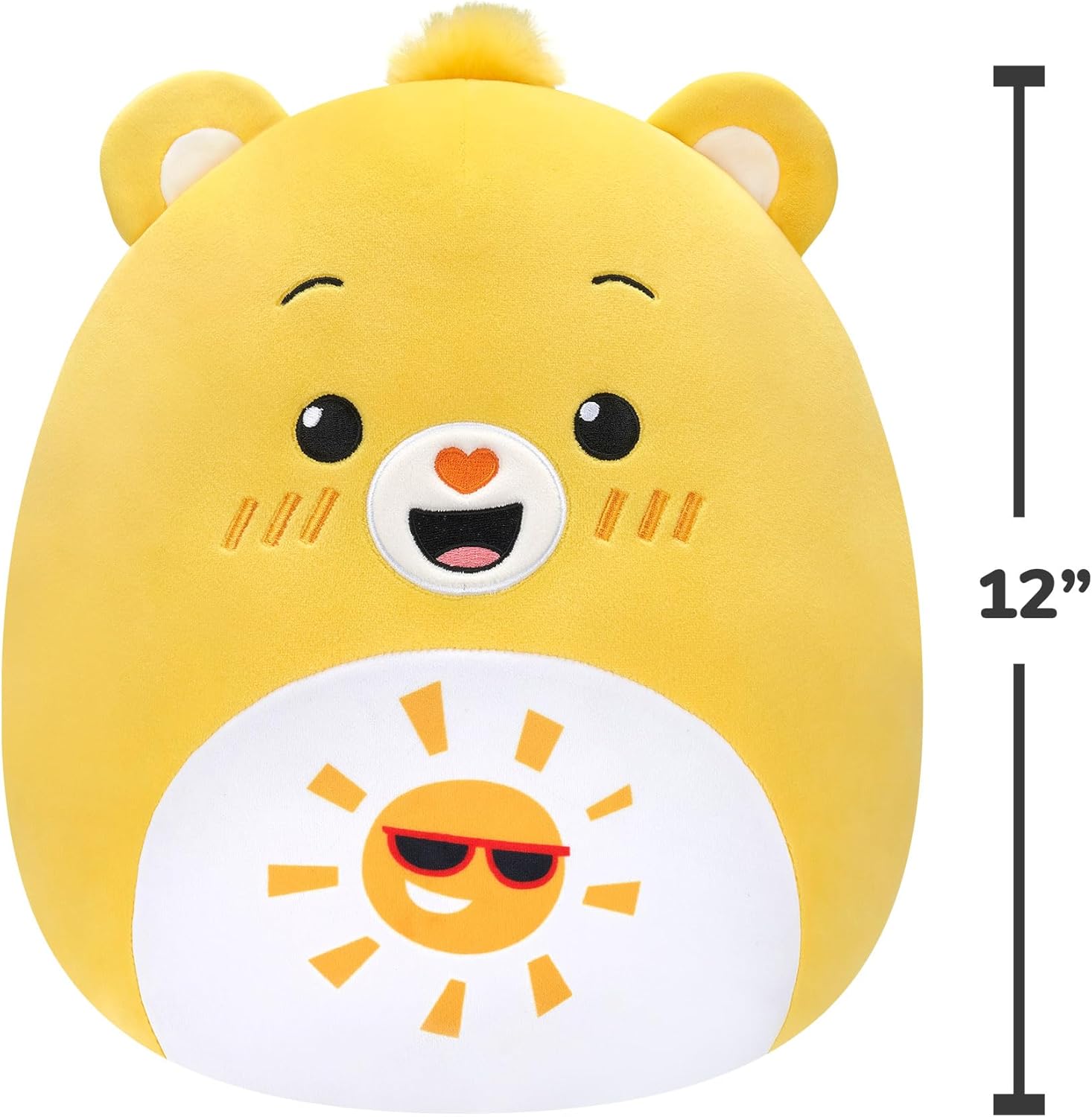Squishmallows Care Bears | Funshine Bear 12inch Plush | Collectable Cute Plush Toy, Cuddly Toys for Children, Soft Toys, Cute Teddies Suitable for Girls and Boys Ages 3+ | Squishmallows