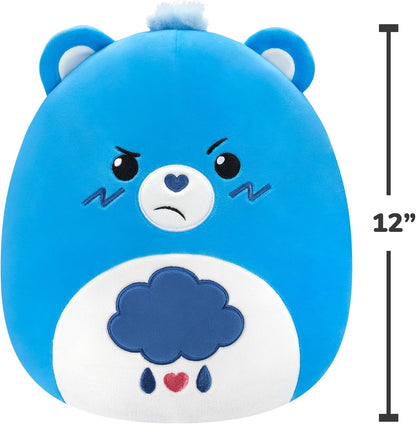 Squishmallows Care Bears | Grumpy Bear 12inch Plush | Collectable Cute Plush Toy, Cuddly Toys for Children, Soft Toys, Cute Teddies Suitable for Girls and Boys Ages 3