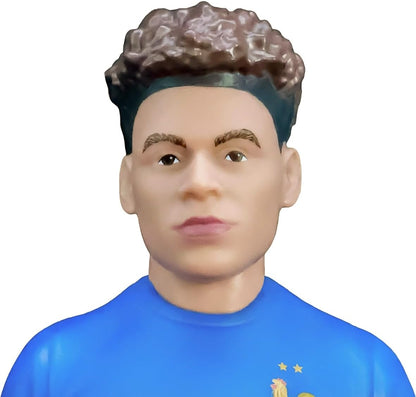 Megableu - FFF Gifted No. 24-20 cm - Large Realistic & Articulated Football Figure with 10 Points - Officially Licensed Product of the French Team - Football Toy with Ball