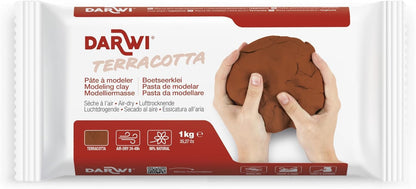 Onbekannt klei, rood, 1 kg