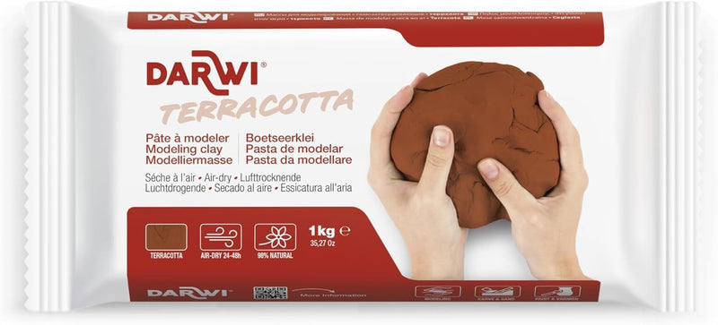 Onbekannt klei, rood, 1 kg