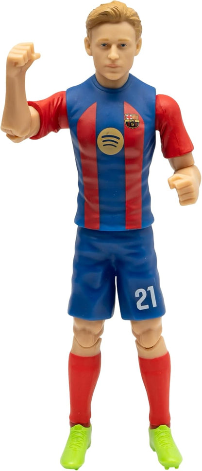 Sockers Banbo Toys FC Barcelona Frenkie de Jong 8" Collectible Soccer Action Figure